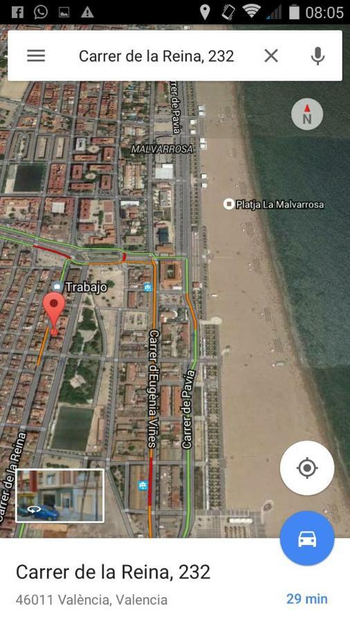 Apartamento Playa Valencia Buitenkant foto